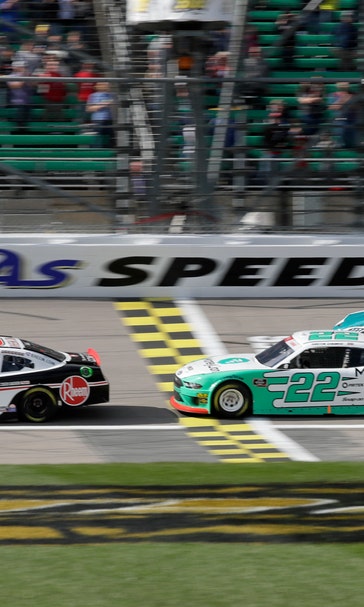 Jones tops Xfinity playoff contenders in wild Kansas race